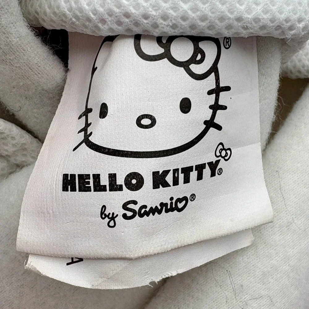 Sanrio Hello Kitty Backpack‎ Girls Mini White Pink Faux Leather Print Zip Cute
